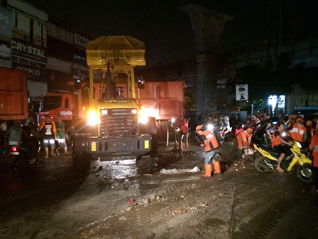 Sampah Hasil Penertiban Pedagang di Pasar Kebayoran Lama Capai 110 Ton