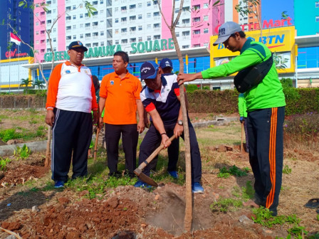 Puluhan Tanaman Ditanam di Lahan Kosong Rawasari
