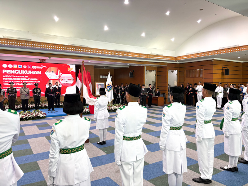 44 Anggota Paskibraka Jakut 2025 Resmi Dikukuhkan