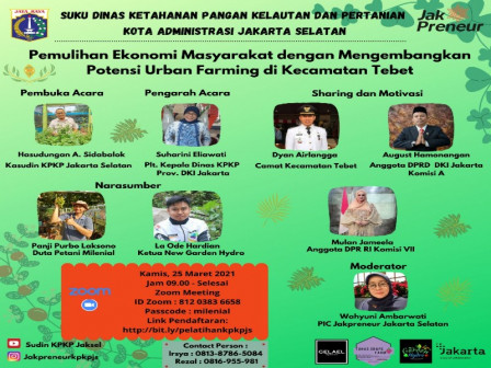220 Peserta Ikuti Pelatihan Pengembangan Potensi Urban Farming