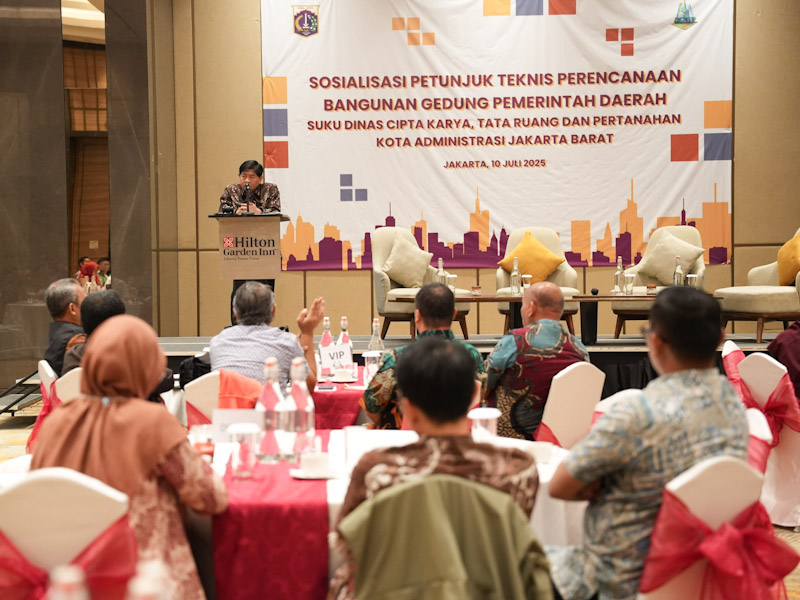 Sudin CKTRP Jakbar Gelar Sosialisasi Juknis Perencanaan Gedung Pemda 