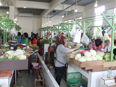 Setahun Beroperasi Pasar Pesanggrahan Masih Sepi Pembeli