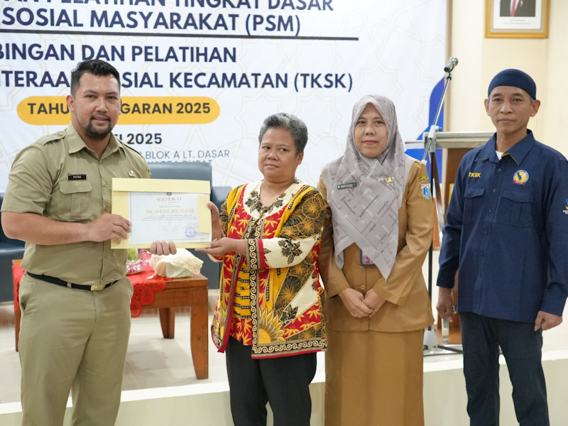 Pemkot Jakpus Adakan Bimbingan dan Pelatihan Dasar PSM - TKSK 