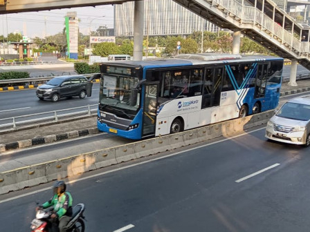 Sejumlah Layanan Transjakarta Dialihkan