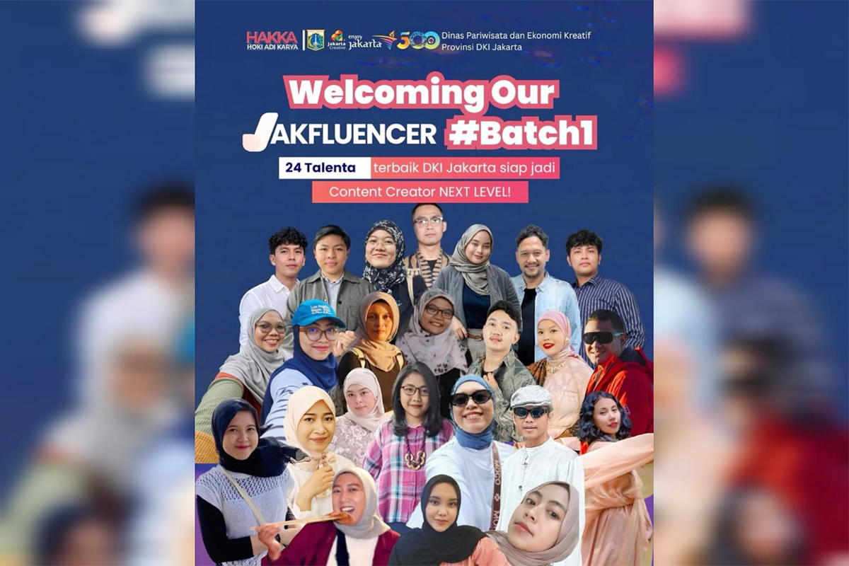 Dinas Parekraf DKI berkolaborasi dengan Hakka Indonesia meluncurkan Jakfluencer