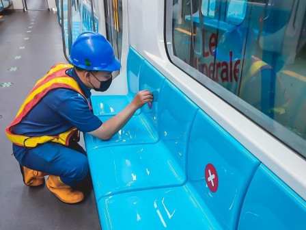 MRT Jakarta Berlakukan Kapasitas Tempat Duduk Penumpang 100 Persen