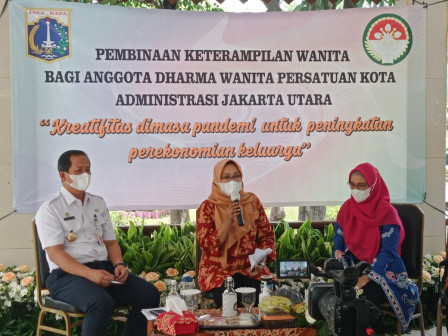 DWP Provinsi DKI Monitoring Kegiatan Pembinaan Ketrampilan Dharma Wanita Jakut 
