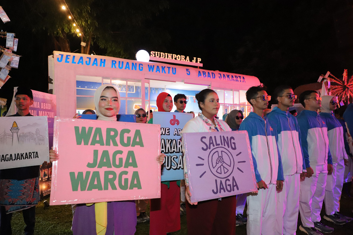 Peserta yang mengikuti Jambore Pemuda Jakarta
