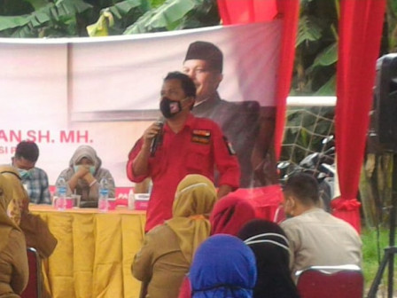 August Hamonangan Sosialisasikan Perda Tentang BPBD DKI di Kuningan Barat