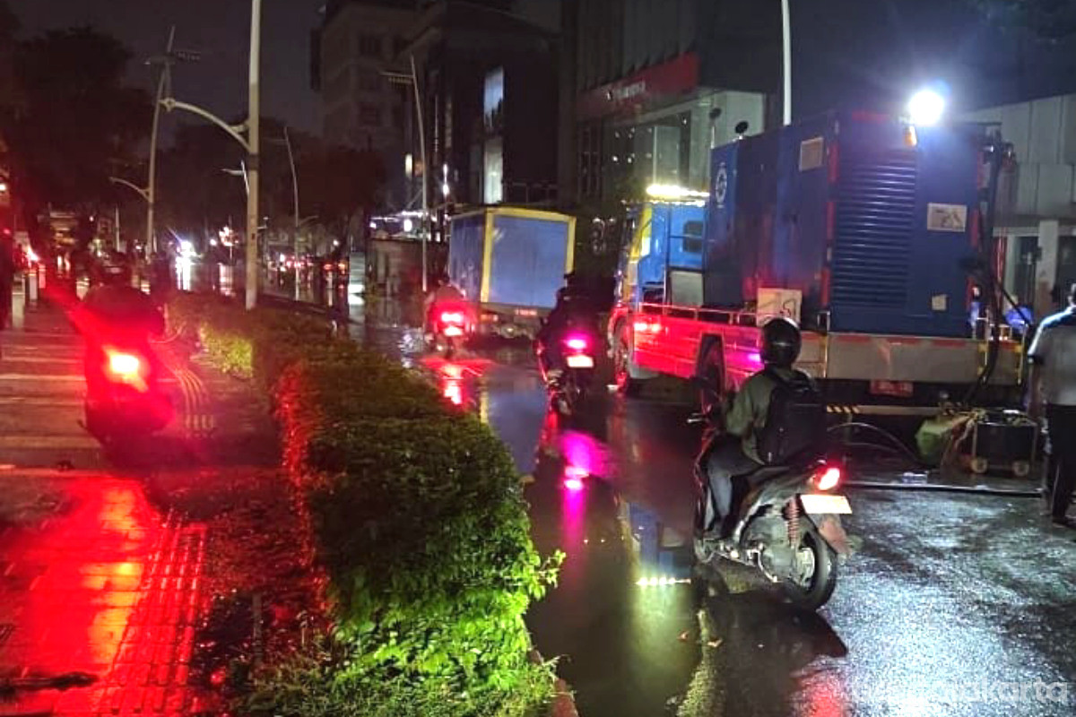 Jalan Kemang Raya Sudah Dapat Dilalui Kendaraan Bermotor 