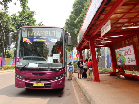 Asian Games Pelanggan Transjakarta Melonjak Lebih Dari 600 Ribu