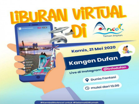 Dufan Ajak Warganet Liburan Virtual Bareng