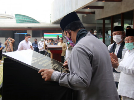  Anies Resmikan Masjid Amir Hamzah di TIM, Tempat Beribadah dan Bertukar Pikiran