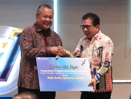 PMI Jakut Terima Bantuan Program Sosial dari Bank Indonesia