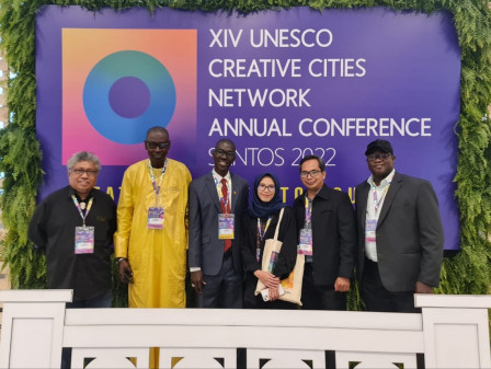 Disparekraf DKI Jakarta Hadiri Konferensi Unesco Creative City Network