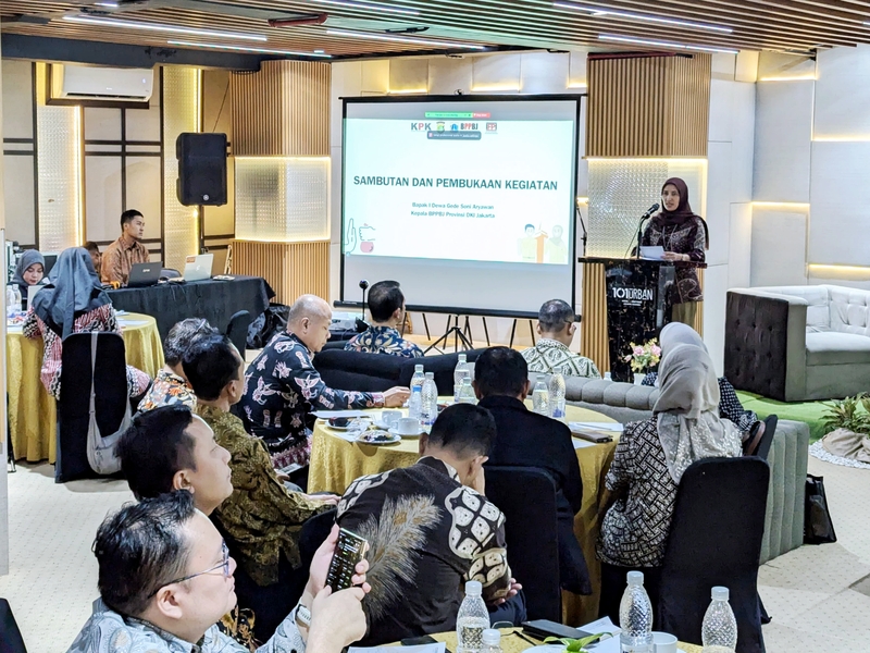 BPPBJ DKI - KPK RI Bersinergi Gelar Diskusi Publik Membangun Budaya Antikorupsi