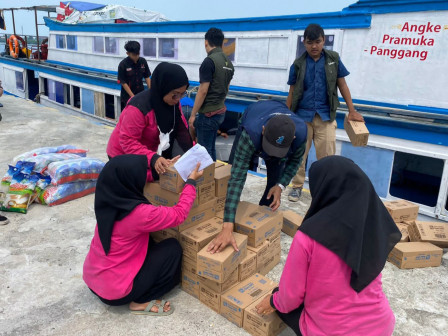 Distribusi Paket Pangan Murah Sasar 3.648 Warga Kepulauan Seribu 
