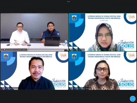 Dinas Kominfotik Gelar Webinar Literasi Digital Jakarta Solid Bersama JakWifi