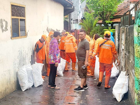 Genangan di Batu Ampar Berangsur Surut