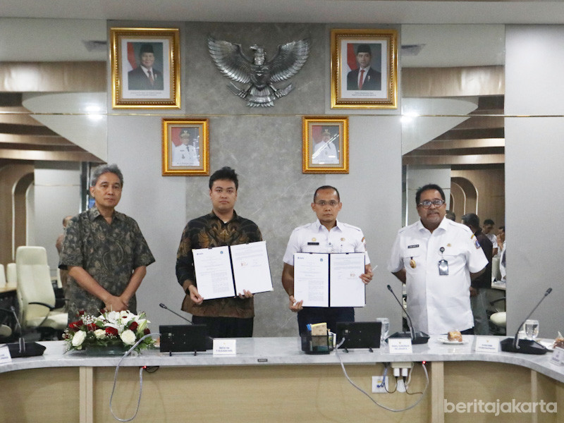 Dinas Kebudayan DKI menandatangani MoU dengan PT Relasi Aksara Sinergi atau Jalin
