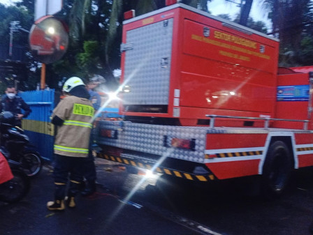 Genangan di Jl Bujana Tirta Pisangan Timur Surut