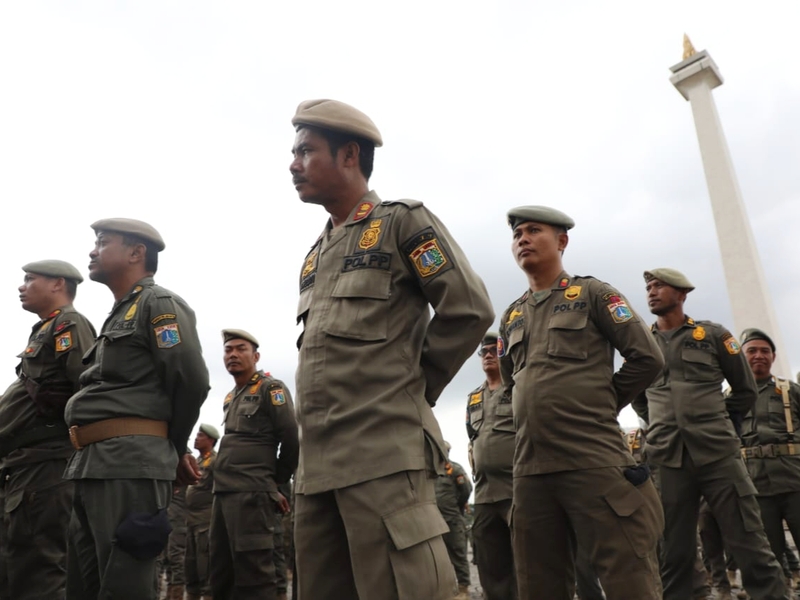 Personel Satpol PP Siap Amankan Rangkaian Kegiatan Perayaan HUT ke-498 Jakarta