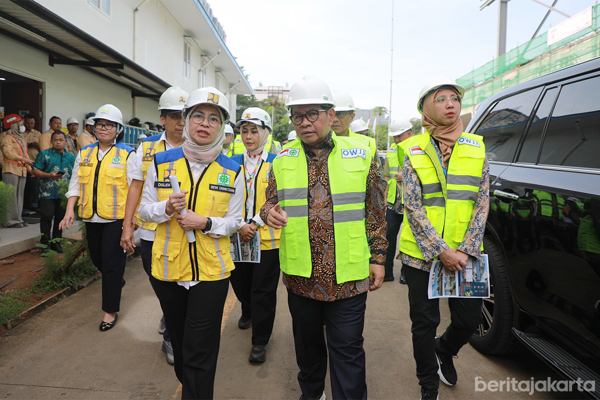 Gubernur Pramono tinjau proyek JSDP Zona 1 Pluit