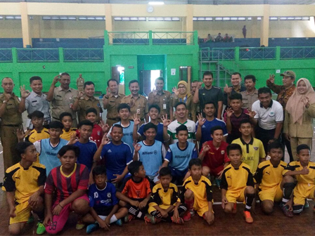 Tim Futsal Jakbar Dapat Coaching Clinic