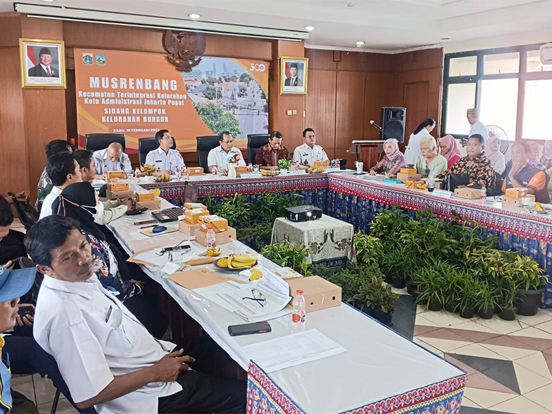 Sidang Kelompok Musrenbang Kelurahan Bungur Sepakati 34 Usulan