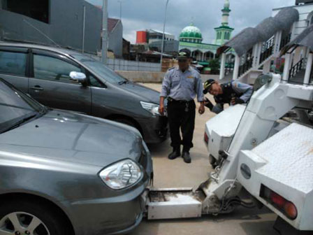 32 Kendaraan Terjaring Razia Parkir Liar