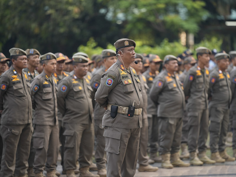 Satpol PP Jakut Adakan Operasi Bina Tertib Praja
