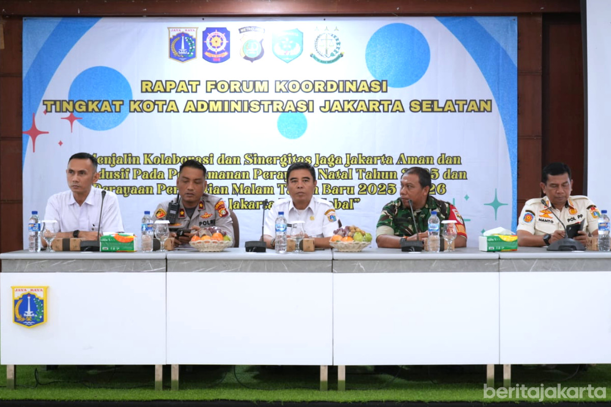 Rapat Koordinasi Tingkat Kota di Kantor Wali Kota Jakarta Selatan