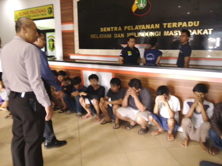  Polisi Tangkap Pelaku Tawuran Cipinang Besar Selatan