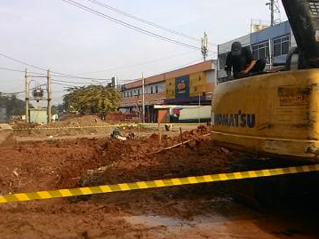 Pipa Jebol Sudah Diperbaiki, Distribusi Air Bersih Normal Kembali