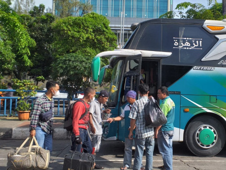 Arus Balik di Terminal Bus Tanjung Priok Diprediksi H6 Sampai H8 