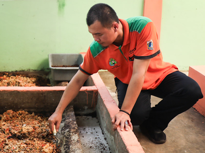 Jakarta Utara Miliki 52 Pusat Olahan Limbah Organik BSF 