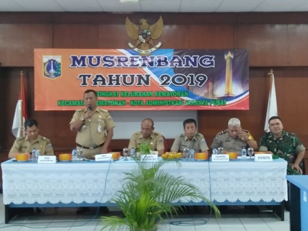 Musrembang Kelurahan Kemayoran, Usulan Pembangunan Fisik Dan non Fisik Seimbang