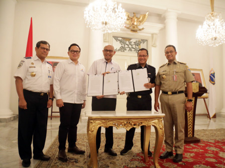  PT MRT Jakarta dan PT KAI Tandatangani Perjanjian Pokok Pembentukan Perusahaan