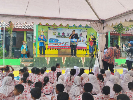 Sudin Pusip Jakut Gelar Road Show Pembudayaan Minat Baca dan Literasi 