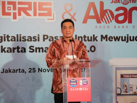Peluncuran JakOne Abank dan SIAP QRIS, Wagub Ariza Berharap Digitalisasi Pasar Berikan Manfaat Bagi 