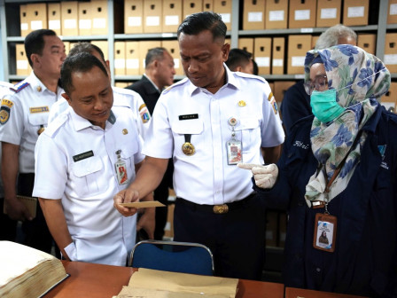 Jajaran Pemkot Jaksel Kunjungi Arsip Nasional Republik Indonesia