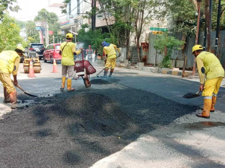  2.245 Titik Jalan Rusak di Kelapa Gading Telah Diperbaiki 
