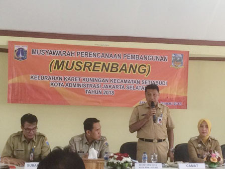  Musrenbang Kelurahan Karet Kuningan Bahas 103 Usulan 