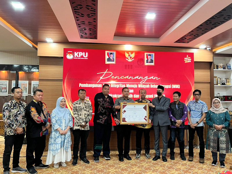 Komisi Informasi Apresiasi Pencanangan Zona Integritas KPU DKI 