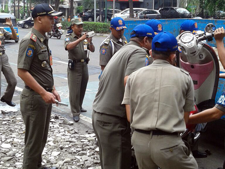 Tujuh Motor di Jl Melawai Raya Dibawa ke Kantor Kecamatan