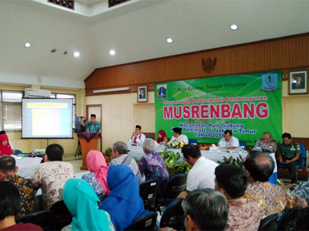 690 Usulan Kegiatan Dibahas di Musrenbang Kecamatan Pulogadung