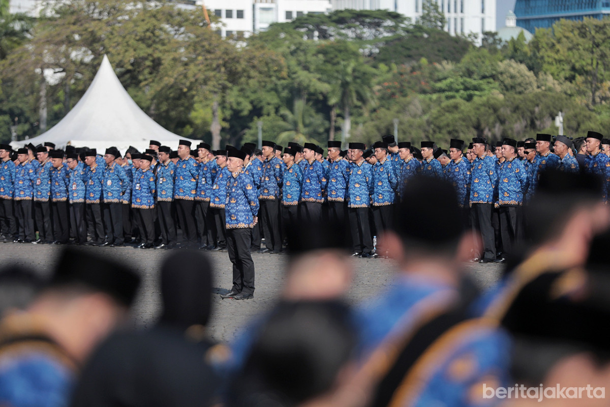 Upacara Peringatan HUT ke-54 KORPRI di Monas