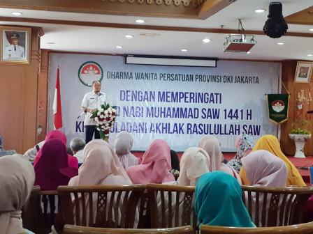 DWP DKI Jakarta Gelar Maulid Nabi 1441 Hijriah di Gedung Dinas Teknis