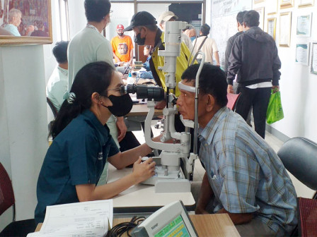  100 Peserta Ikuti Skrining Pra Operasi Katarak di RSUD Tamansari