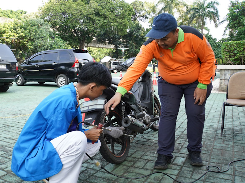 Uji Emisi Rutin Gratis Sudin LH Jaksel Diapresiasi Warga 